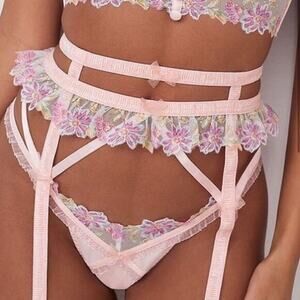 FOR LOVE & LEMONS April Bloom Garter Belt